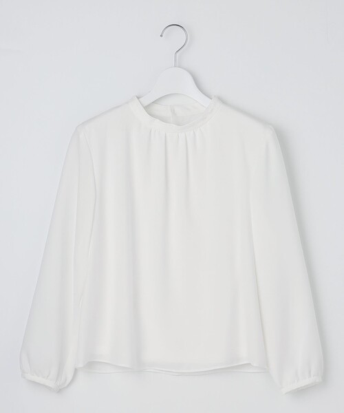 プルエラ フリルネック カットソー プルエラ フリルネック カットソー / J.PRESS LADIES L