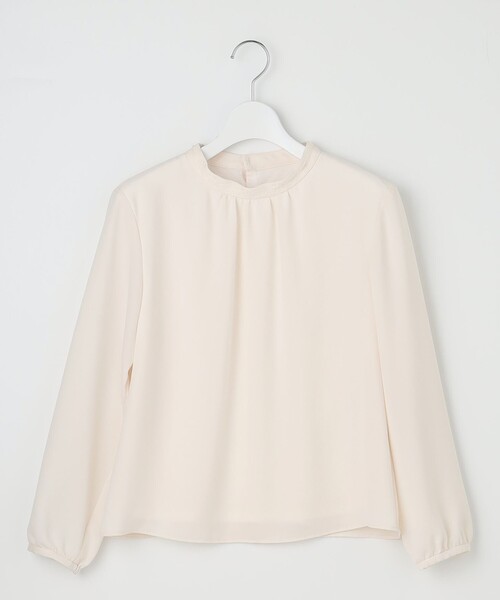 J.PRESS Ladies（J.プレス レディス）の「プルエラ フリルネック カットソー（Tシャツ/カットソー・レディース・ホワイト系/アイボリー系/ネイビー系・SMALL）」の16枚目の写真