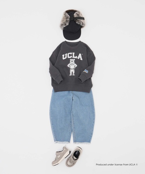 UCLA（ユーシーエルエー）の「【KIDS】【UCLA/ユーシーエルエー】TYPY別注JOEプリントスウェット（スウェット・キッズ・チャコールグレー/ネイビー/アイボリー・XXL/M/L/XL/S）」の6枚目の写真