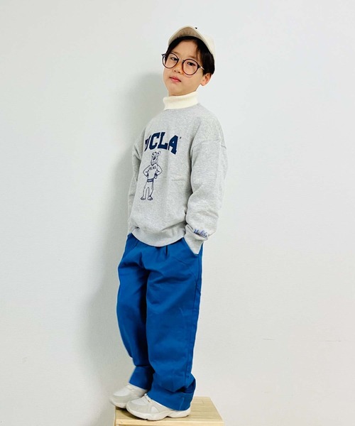 UCLA（ユーシーエルエー）の「【KIDS】【UCLA/ユーシーエルエー】TYPY別注JOEプリントスウェット（スウェット・キッズ・チャコールグレー/ネイビー/アイボリー・XXL/M/L/XL/S）」の19枚目の写真