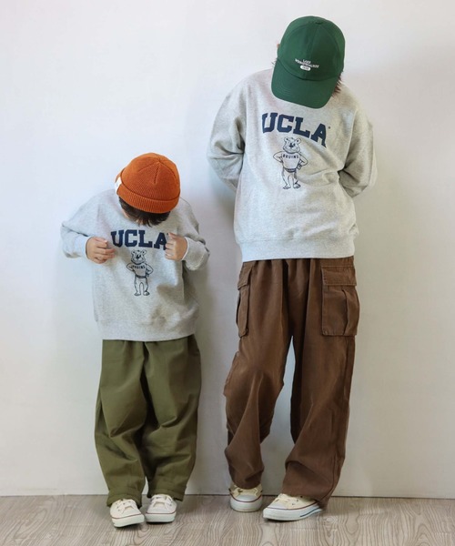 UCLA（ユーシーエルエー）の「【KIDS】【UCLA/ユーシーエルエー】TYPY別注JOEプリントスウェット（スウェット・キッズ・チャコールグレー/ネイビー/アイボリー・XXL/M/L/XL/S）」の21枚目の写真
