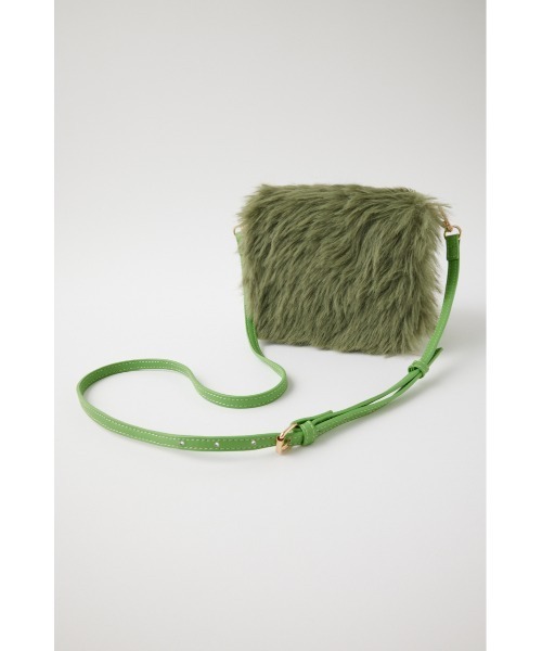 MOUSSY（マウジー）の「2WAY CHAIN F/FUR バッグ（ハンドバッグ・レディース・グリーン・FREE）」の9枚目の写真