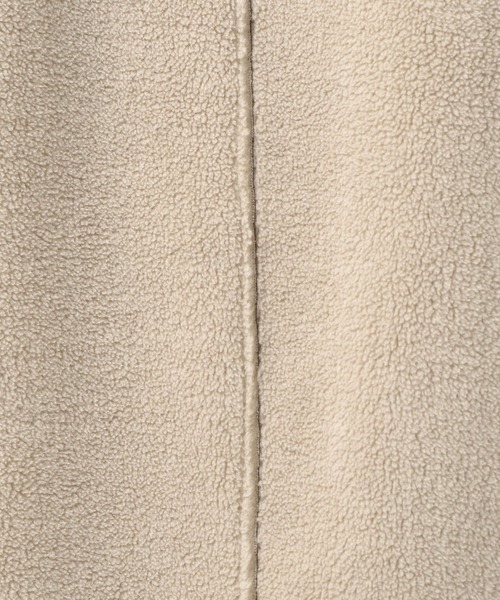 BAYFLOW(ベイフロー)の「2WAYフェイクムートン(ムートンコート・レディース・モカ/アイボリー・SMALL/MEDIUM)」の12枚目の写真