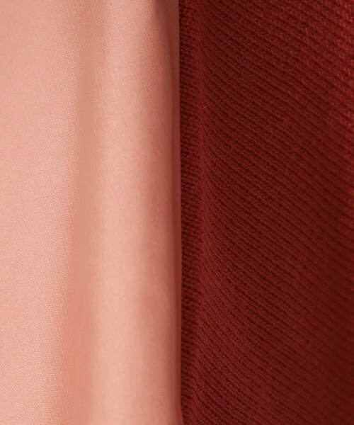 GALLEST（ギャレスト）の「ドルマンドッキングニット（ニット/セーター・レディース・ライトベージュ/ブラック/オレンジ/グレー・38/34）」の21枚目の写真