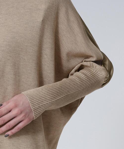 GALLEST（ギャレスト）の「ドルマンドッキングニット（ニット/セーター・レディース・ライトベージュ/ブラック/オレンジ/グレー・38/34）」の22枚目の写真