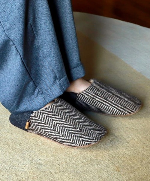 a.depeche(アデペシュ)の「【a.depeche:アデペシュ】kolin wool baboosh HB L ルームシューズ(ルーム ...