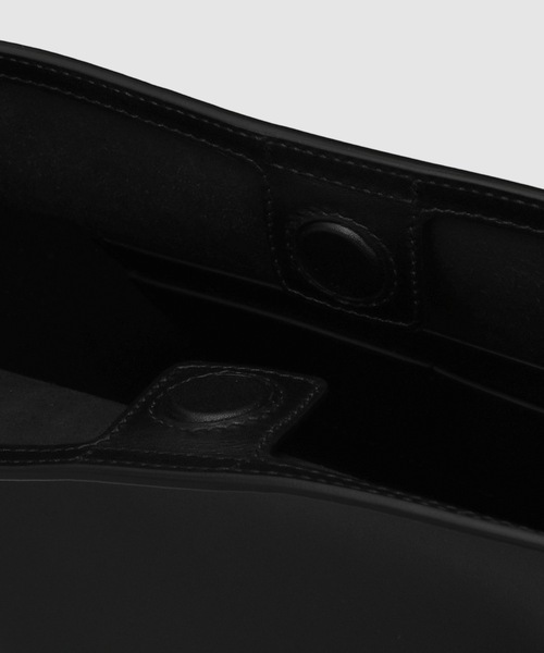 JIL SANDER（ジルサンダー）の「CANNOLO TOTE（トートバッグ・レディース・ダークブラウン/ブラック/グリーン・UNI）」の12枚目の写真