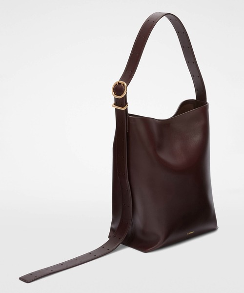 JIL SANDER（ジルサンダー）の「CANNOLO TOTE（トートバッグ・レディース・ダークブラウン/ブラック/グリーン・UNI）」の17枚目の写真