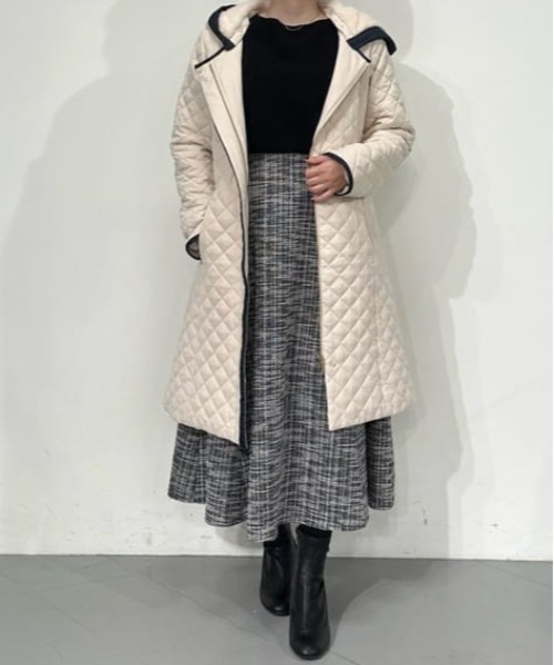 ketty(ケティ)の「CHESSかるふわボートネックプルオーバー(ニット/セーター・レディース・ブラック/グレー/ピンク/オフホワイト・M)」の11枚目の写真