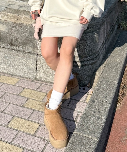 Alley by w closet（アリーバイダブルクローゼット）の「【Alley/SETアイテム】フードジップパーカー＋タイトスカート（パーカー・レディース・オフホワイト/グレー・FREE）」の16枚目の写真