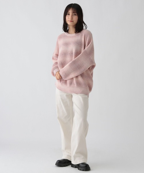 GLOBAL WORK（グローバルワーク）の「大人見えワイドツイル/AND YUA ANY/976517（その他パンツ・キッズ・パープル/イエロー/ホワイト/ピンク・150cm/160cm/170cm）」の21枚目の写真