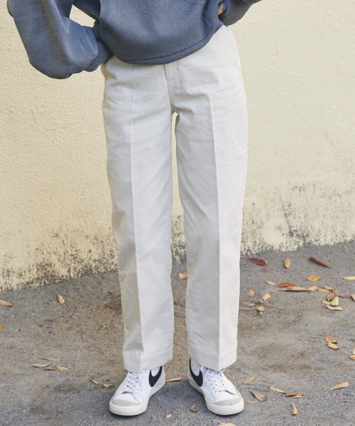 Auntie Rosa Holiday（アンティローザホリデー）の「ハイウエストコーデュロイパンツ（その他パンツ・レディース・ブラック/オフホワイト/ダークブラウン・マルチサイズ）」の16枚目の写真