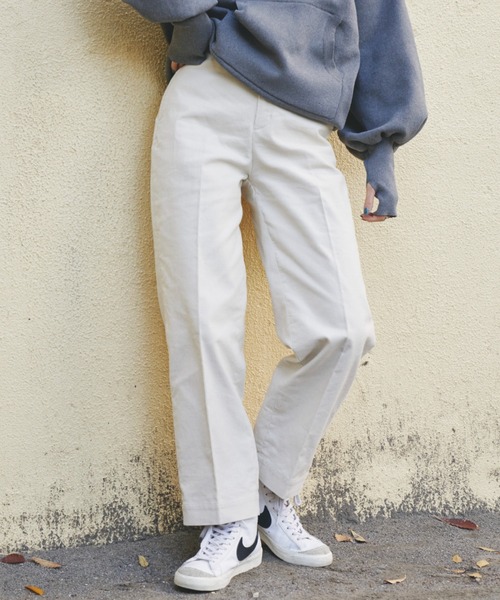 Auntie Rosa Holiday（アンティローザホリデー）の「ハイウエストコーデュロイパンツ（その他パンツ・レディース・ブラック/オフホワイト/ダークブラウン・マルチサイズ）」の19枚目の写真