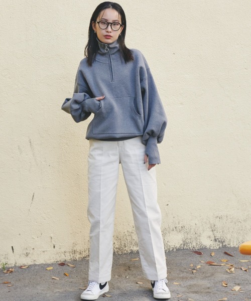 Auntie Rosa Holiday（アンティローザホリデー）の「ハイウエストコーデュロイパンツ（その他パンツ・レディース・ブラック/オフホワイト/ダークブラウン・マルチサイズ）」の22枚目の写真