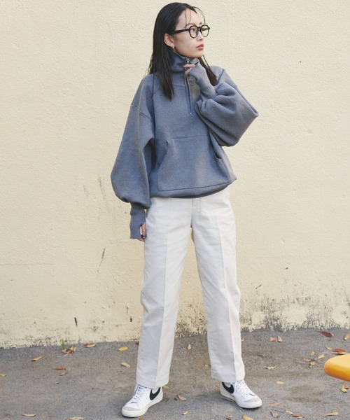 Auntie Rosa Holiday（アンティローザホリデー）の「ハイウエストコーデュロイパンツ（その他パンツ・レディース・ブラック/オフホワイト/ダークブラウン・マルチサイズ）」の21枚目の写真