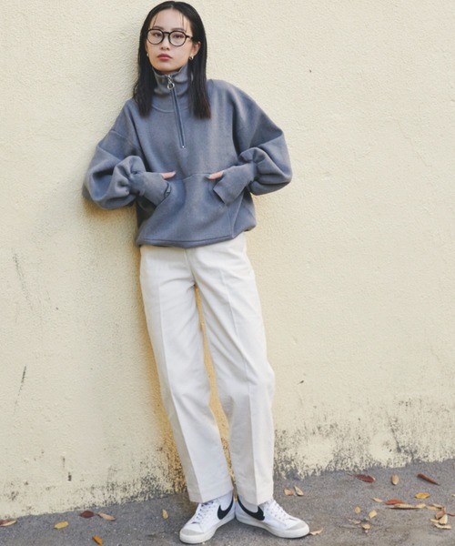 Auntie Rosa Holiday（アンティローザホリデー）の「ハイウエストコーデュロイパンツ（その他パンツ・レディース・ブラック/オフホワイト/ダークブラウン・マルチサイズ）」の20枚目の写真