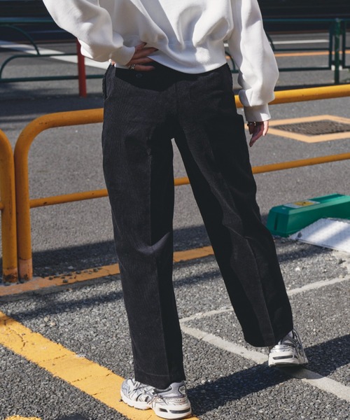 Auntie Rosa Holiday（アンティローザホリデー）の「ハイウエストコーデュロイパンツ（その他パンツ・レディース・ブラック/オフホワイト/ダークブラウン・マルチサイズ）」の7枚目の写真