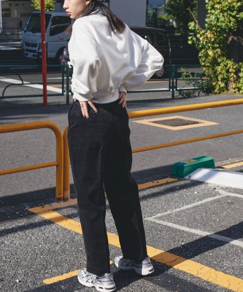 Auntie Rosa Holiday（アンティローザホリデー）の「ハイウエストコーデュロイパンツ（その他パンツ・レディース・ブラック/オフホワイト/ダークブラウン・マルチサイズ）」の10枚目の写真