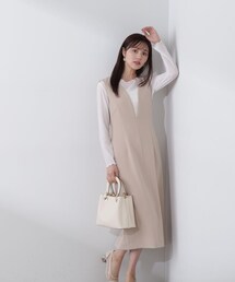 PROPORTION BODY DRESSING | Vネックタイトジャンスカ / 1214140105(ワンピース)