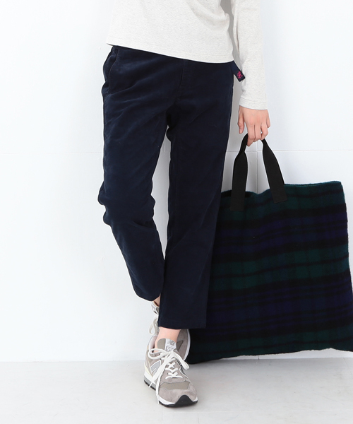 Gramicci(グラミチ)の「GRAMICCI×BEAMS BOY / 別注 コーデュロイ クロップドパンツ 15FW(その他パンツ・レディース・ホワイト/チャコールグレー/ネイビー・ONE SIZE)」の3枚目の写真