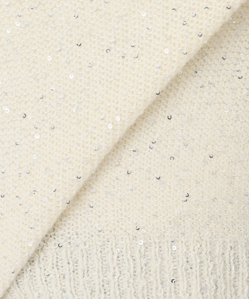 セール】アルパカ スパンコールプルオーバー（ニット/セーター