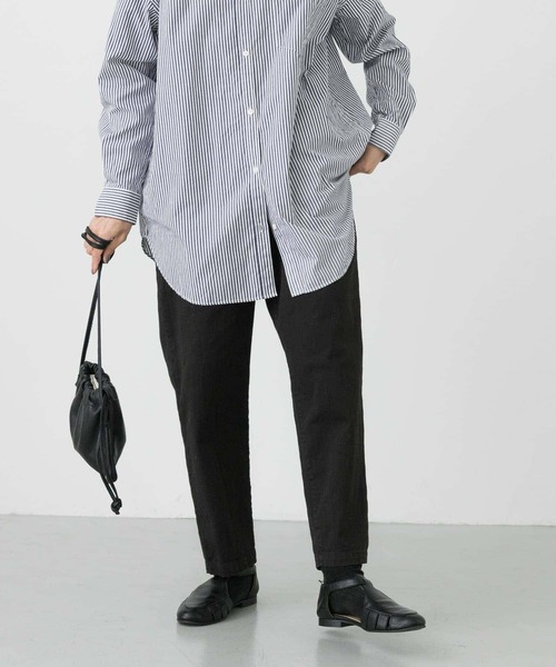 かぐれ(カグレ)の「コットンストレッチイージーパンツ(その他パンツ・レディース・カーキ/オフホワイト/スミクロ・FREE)」の11枚目の写真