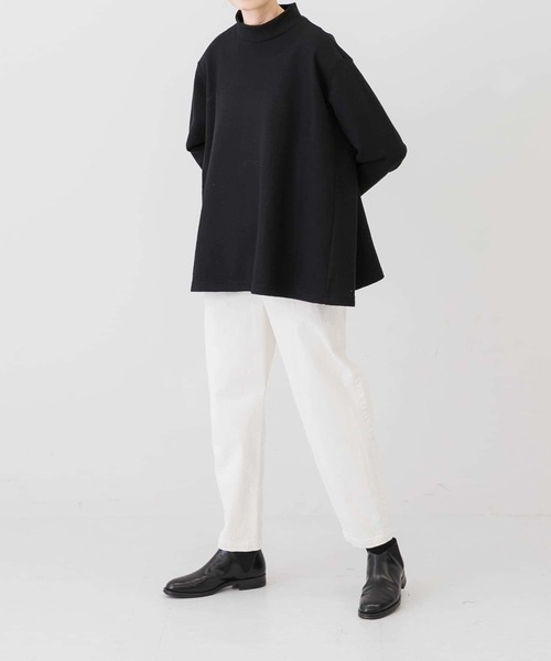 かぐれ(カグレ)の「コットンストレッチイージーパンツ(その他パンツ・レディース・カーキ/オフホワイト/スミクロ・FREE)」の4枚目の写真