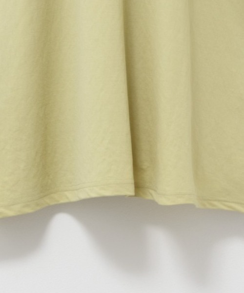 Howdy Marie（ハウディ―マリー）の「Howdy Marie ハウディーマリー 制菌加工 サラリ冷感 ギャザーデザインTシャツ（Tシャツ/カットソー・レディース・イエロー系その他/ホワイト/チャコールグレー/ブラウン・M/L/S/XL）」の18枚目の写真