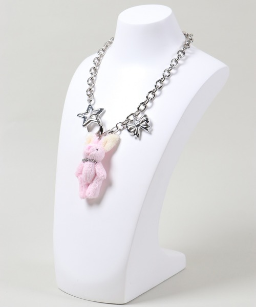 SPINNS（スピンズ）の「ウサギぬいぐるみ チェーンネックレス