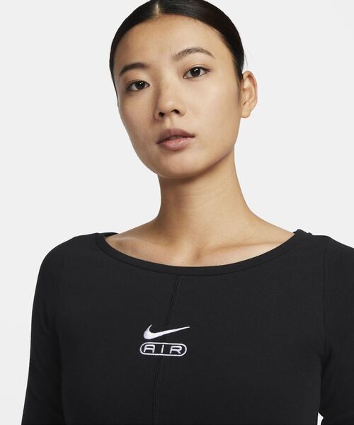 NIKE（ナイキ）の「《セットアップ対応商品》ナイキ エア ウィメンズ ロングスリーブ トップ / Nike Air Women's Long-Sleeve Top＜XS-2XL 展開＞（その他トップス・レディース・レッド系その他2/ブラック/パープル系その他・L/M/XL/2XL/S/XS）」の5枚目の写真