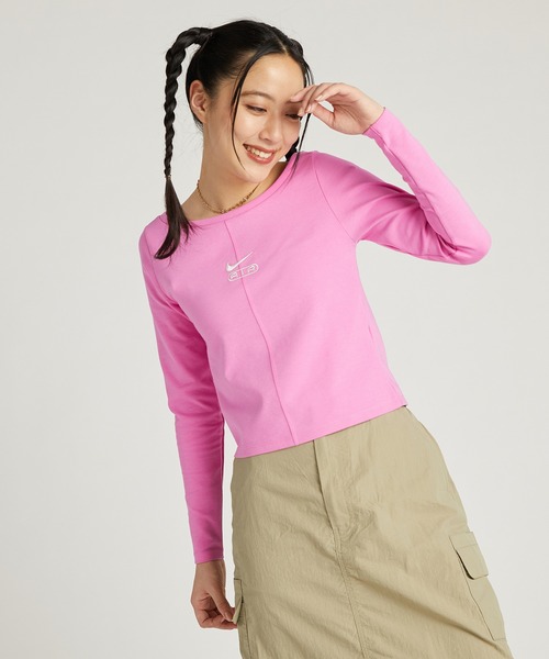 NIKE（ナイキ）の「《セットアップ対応商品》ナイキ エア ウィメンズ ロングスリーブ トップ / Nike Air Women's Long-Sleeve Top＜XS-2XL 展開＞（その他トップス・レディース・レッド系その他2/ブラック/パープル系その他・L/M/XL/2XL/S/XS）」の12枚目の写真