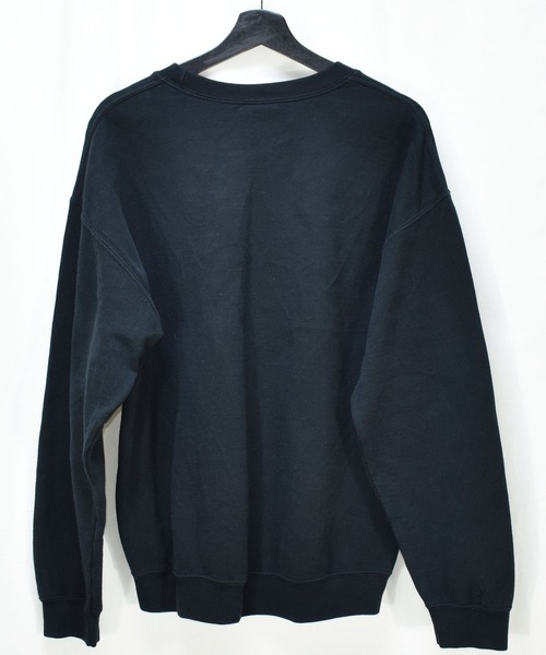 VINTAGE（ヴィンテージ）の「【ヴィンテージ古着】MEOW / ニャー 猫刺繍 クルーネックスウェット（スウェット・メンズ・ブラック・LARGE）」の4枚目の写真