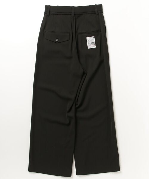 Maison MIHARA YASUHIRO(メゾンミハラヤスヒロ)の「Twill Pants(スラックス・レディース・ブラック/ベージュ・36/38)」の19枚目の写真