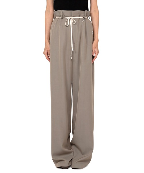 Maison MIHARA YASUHIRO(メゾンミハラヤスヒロ)の「Twill Pants(スラックス・レディース・ブラック/ベージュ・36/38)」の9枚目の写真