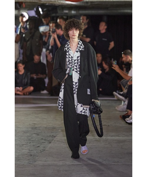 Maison MIHARA YASUHIRO(メゾンミハラヤスヒロ)の「Twill Pants(スラックス・レディース・ブラック/ベージュ・36/38)」の16枚目の写真