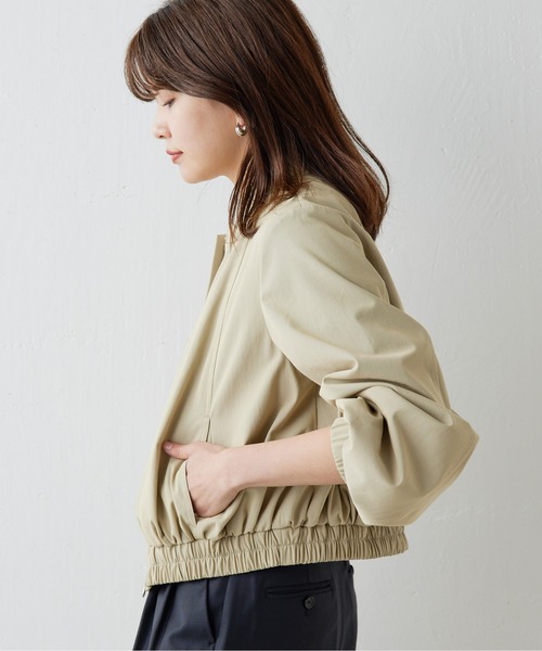 Drawing Numbers(ドローイング ナンバーズ)の「【Drawing Numbers】シャンブレーブルゾン(ブルゾン・レディース・ベージュ/ブラック・38)」の15枚目の写真