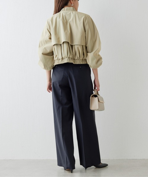 Drawing Numbers(ドローイング ナンバーズ)の「【Drawing Numbers】シャンブレーブルゾン(ブルゾン・レディース・ベージュ/ブラック・38)」の19枚目の写真