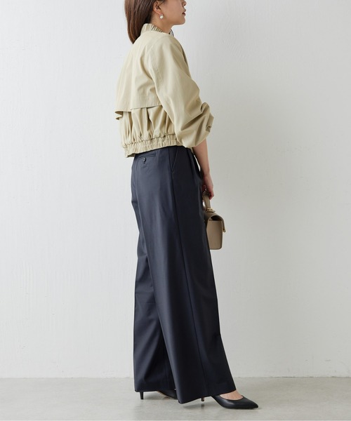 Drawing Numbers(ドローイング ナンバーズ)の「【Drawing Numbers】シャンブレーブルゾン(ブルゾン・レディース・ベージュ/ブラック・38)」の7枚目の写真