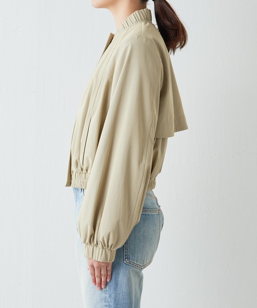 Drawing Numbers(ドローイング ナンバーズ)の「【Drawing Numbers】シャンブレーブルゾン(ブルゾン・レディース・ベージュ/ブラック・38)」の11枚目の写真