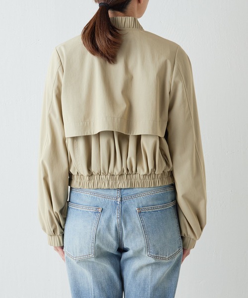 Drawing Numbers(ドローイング ナンバーズ)の「【Drawing Numbers】シャンブレーブルゾン(ブルゾン・レディース・ベージュ/ブラック・38)」の8枚目の写真