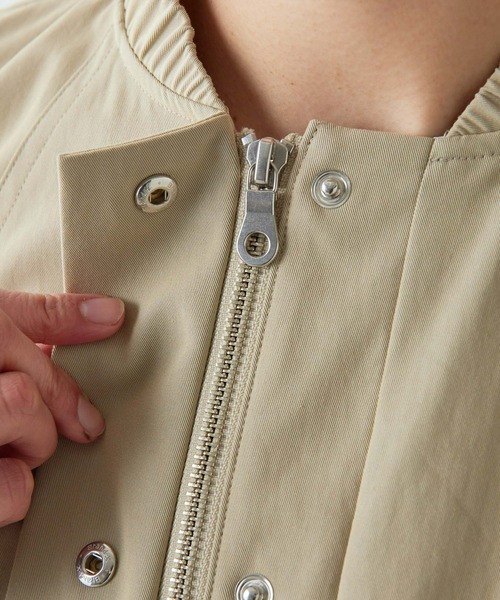 Drawing Numbers(ドローイング ナンバーズ)の「【Drawing Numbers】シャンブレーブルゾン(ブルゾン・レディース・ベージュ/ブラック・38)」の20枚目の写真