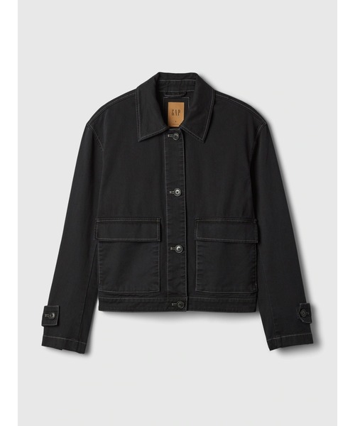かつきくん着用 GAP デニムジャケット ブラック 短丈 かつきくん着用 gap デニムジャケット 短丈 - メルカリ