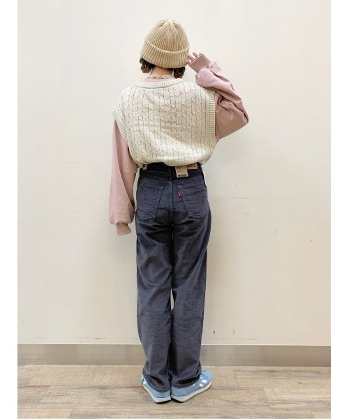 BEVERLY HILLS POLO CLUB(ビバリーヒルズポロクラブ)の「【BEVERLY HILLS POLO CLUB】【別注】ワンポイント刺繍ニットベスト(ベスト・レディース・キナリ/グリーン・フリー)」の18枚目の写真