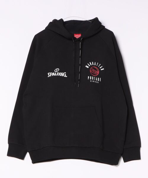 Manhattan Portage（マンハッタンポーテージ）の「Sweat Parka SPALDING（パーカー・メンズ・ブラック/ネイビー・MEDIUM/LARGE）」の3枚目の写真