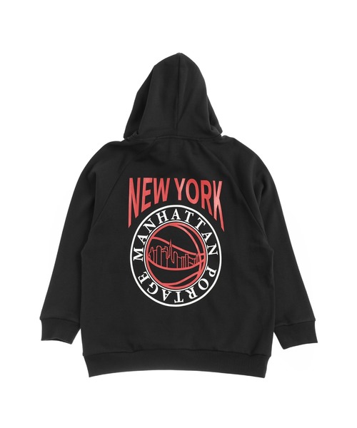 Manhattan Portage（マンハッタンポーテージ）の「Sweat Parka SPALDING（パーカー・メンズ・ブラック/ネイビー・MEDIUM/LARGE）」の16枚目の写真