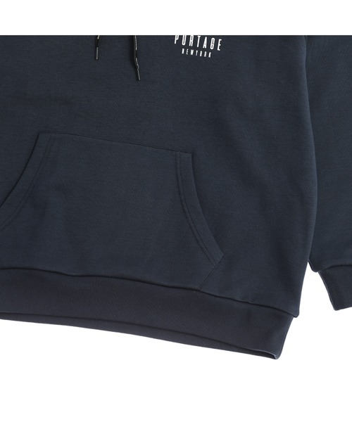 Manhattan Portage（マンハッタンポーテージ）の「Sweat Parka SPALDING（パーカー・メンズ・ブラック/ネイビー・MEDIUM/LARGE）」の12枚目の写真