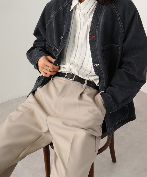 FUNALIVE（ファンアライブ）の「合皮デザイン ベルト（ベルト・メンズ・ブラック系その他4/ブラック系その他5/ブラック系その他6/ブラック系その他/ブラック系その他2/ブラック系その他3/ブラック/ブラック系その他7・F）」の18枚目の写真