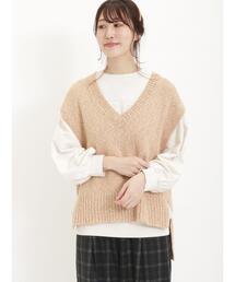 Samansa Mos2 | テープヤーンミックスベスト(ベスト)