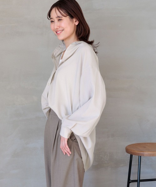 GLOBAL WORK（グローバルワーク）の「お手入れらくらくフレンチリネン