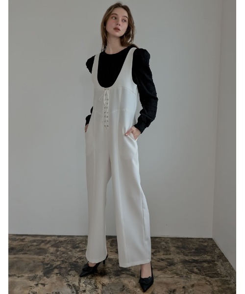 Re:EDIT（リエディ）の「[2024SS COLLECTION][MEISM by Re:EDIT][大きいサイズ有]リボンディテールローヒールパンプス（パンプス・レディース・ブラック/シルバー/ゴールド/ホワイト・SMALL/MEDIUM/LARGE/X-LARGE）」の7枚目の写真